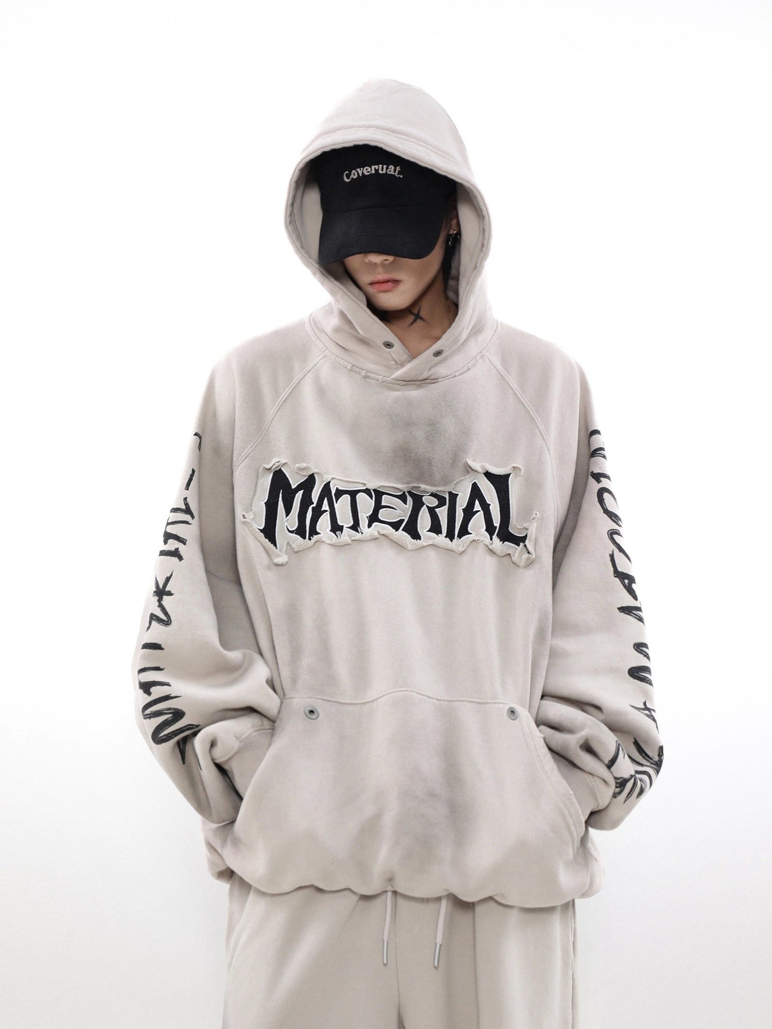 Patchwork Oversize Hoodie