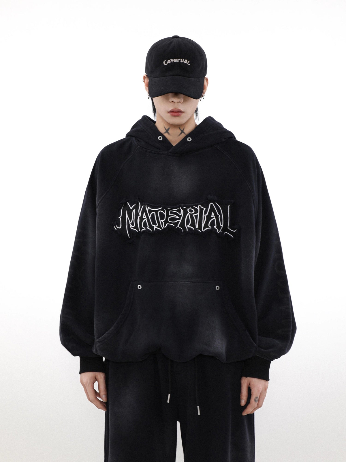 Patchwork Oversize Hoodie