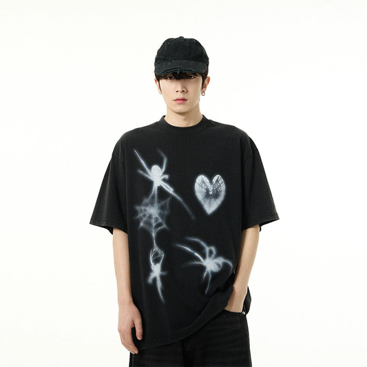 Vibrant Print Short Sleeve T-Shirt