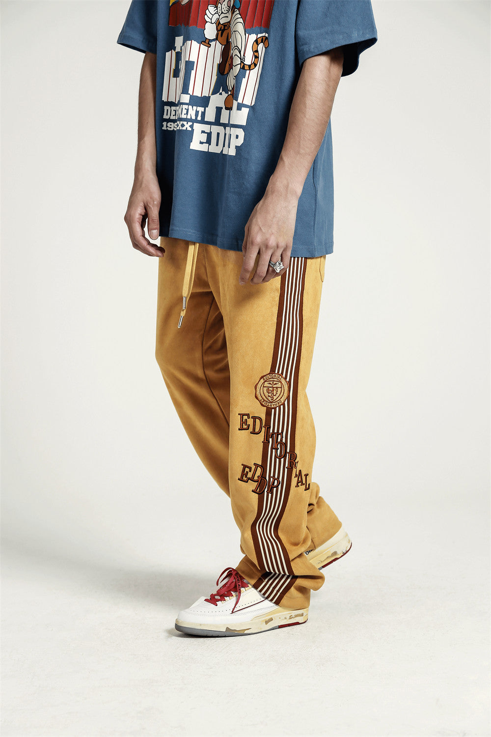 Editorial Dept. Lateral Accent Track Pants