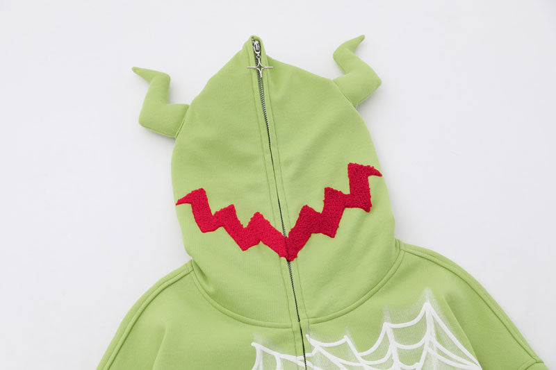 Monster Spider Zip-Up Hoodie