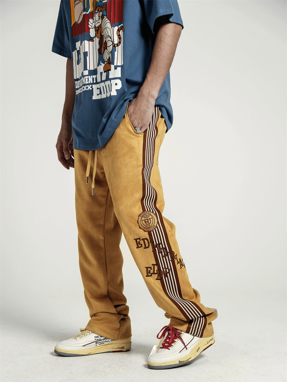 Editorial Dept. Lateral Accent Track Pants