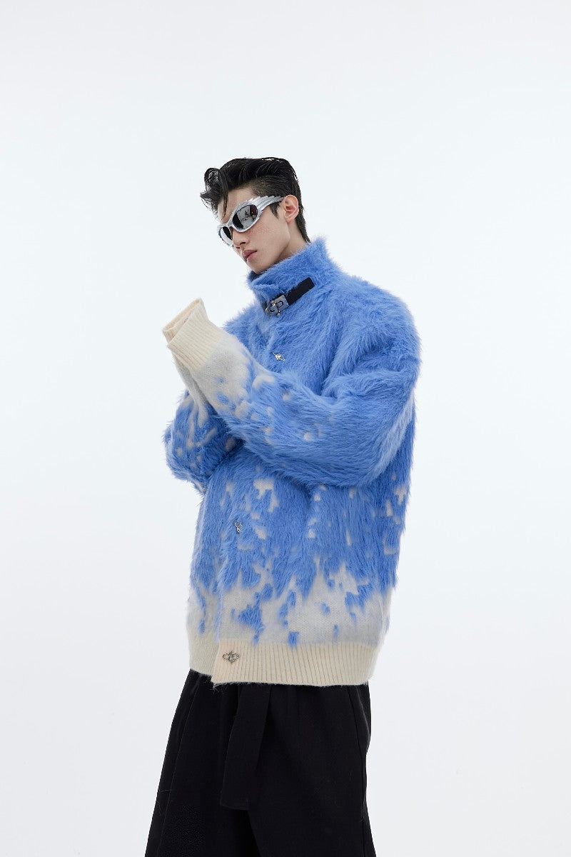 Wool Knit Crewneck Sweater