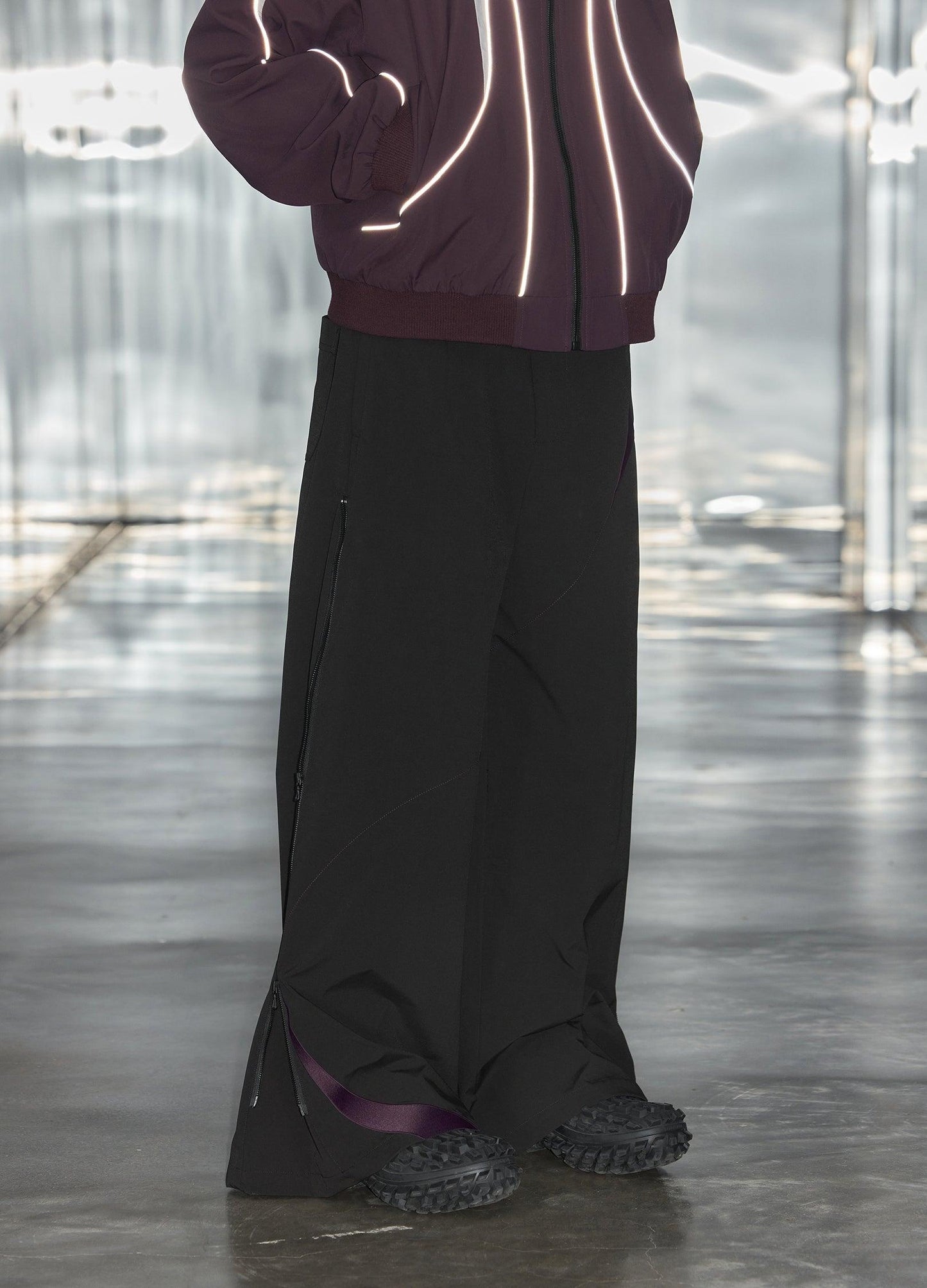 Unisex Side Zip Extra Wide Trousers