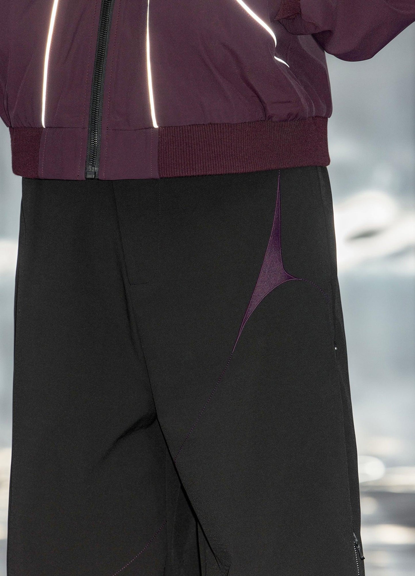 Unisex Side Zip Extra Wide Trousers