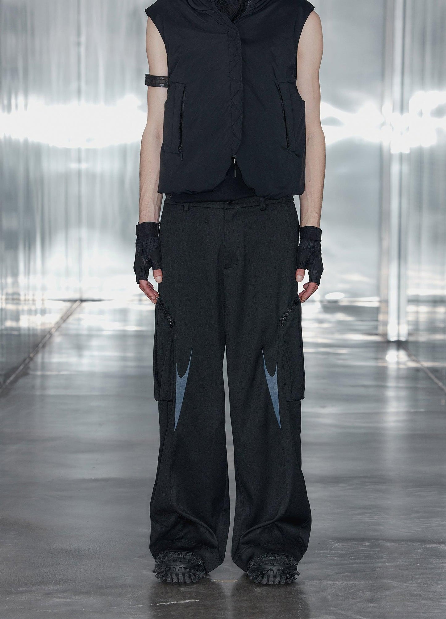 Unisex Spiral Stitch Cargo Pants