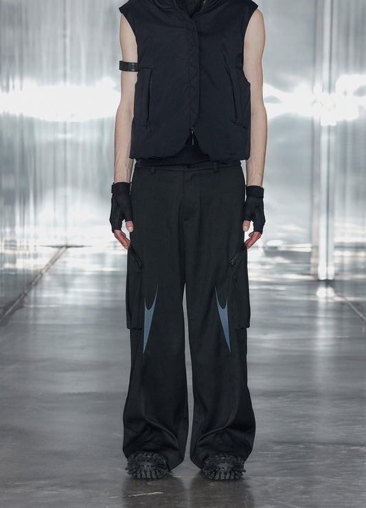 Unisex Spiral Stitch Cargo Pants