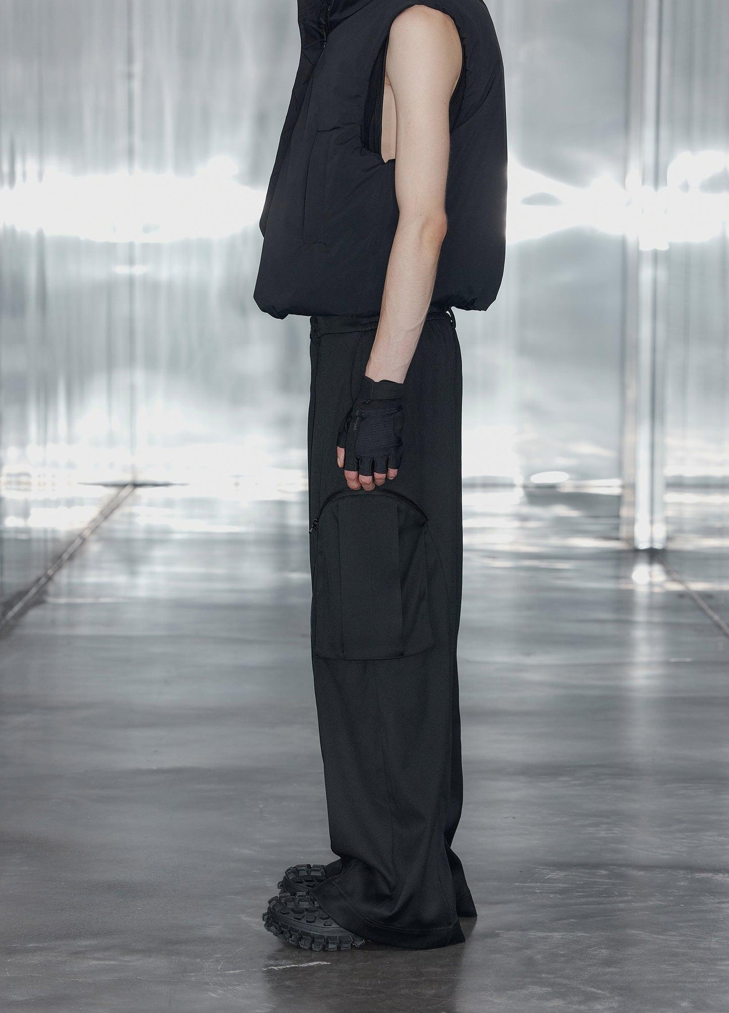 Unisex Spiral Stitch Cargo Pants