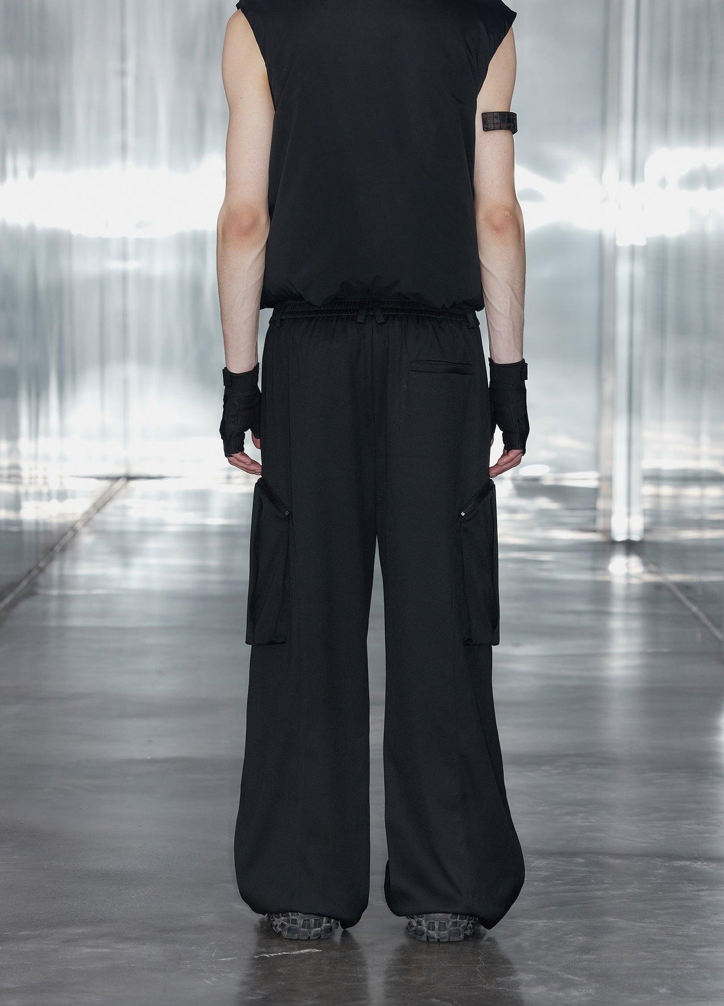 Unisex Spiral Stitch Cargo Pants