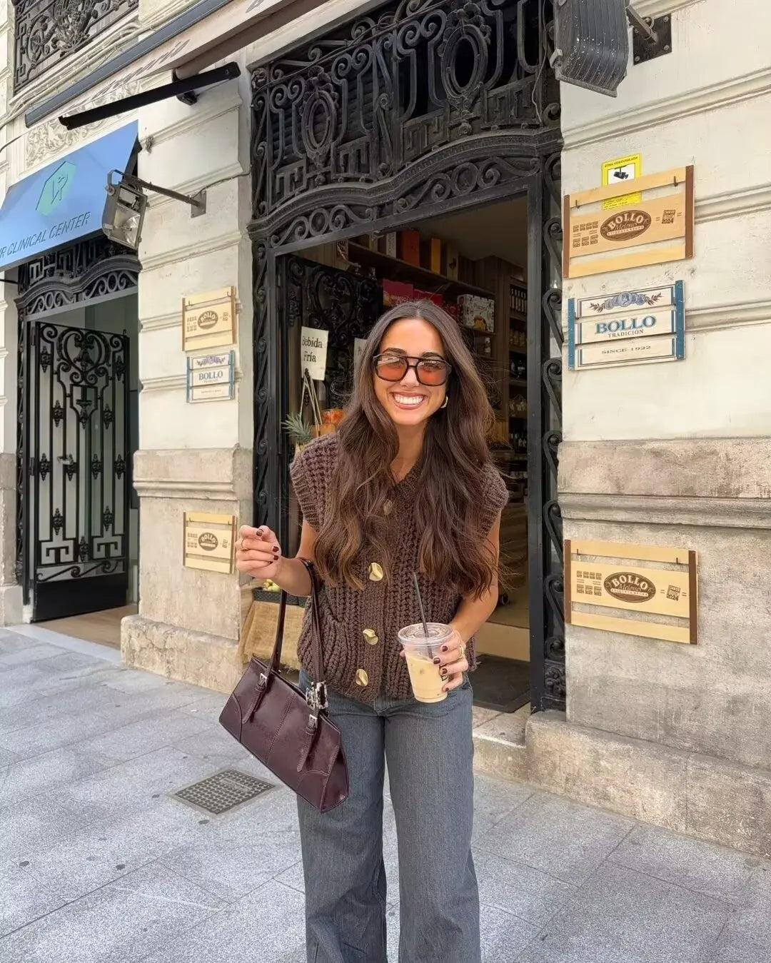 Versatile Coarse Needle Knitted Tank Cardigan