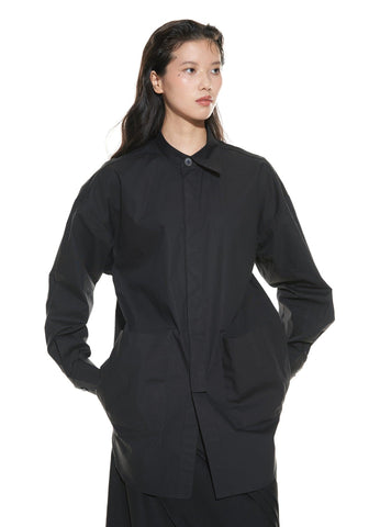 Asymmetrical Designer Overshirt By Vapour Blue