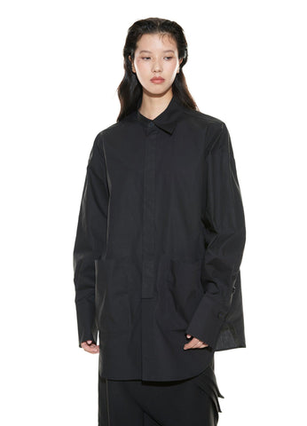 Asymmetrical Designer Overshirt By Vapour Blue