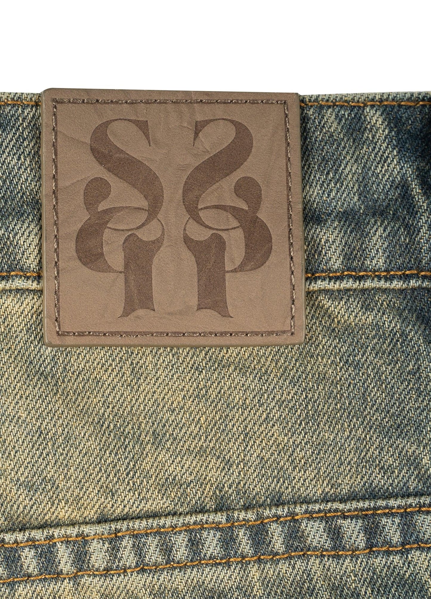 Retro-Inspired Wide Leg Denim Jeans