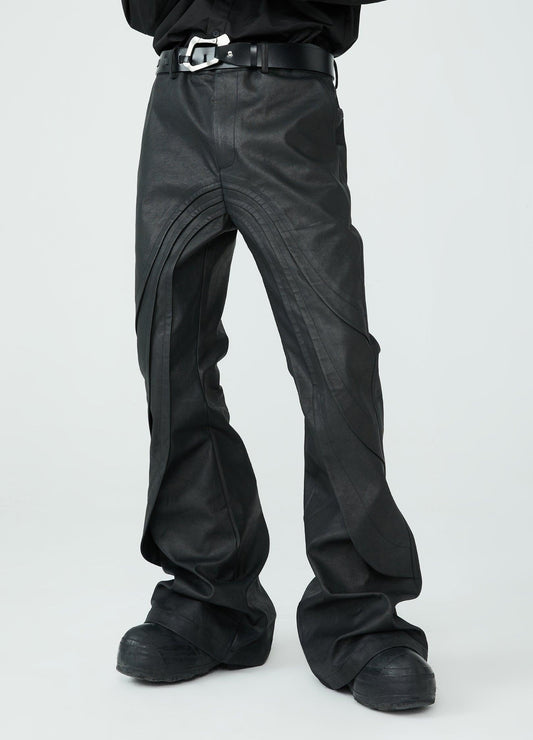Urban Matte Waxed Flare Pants