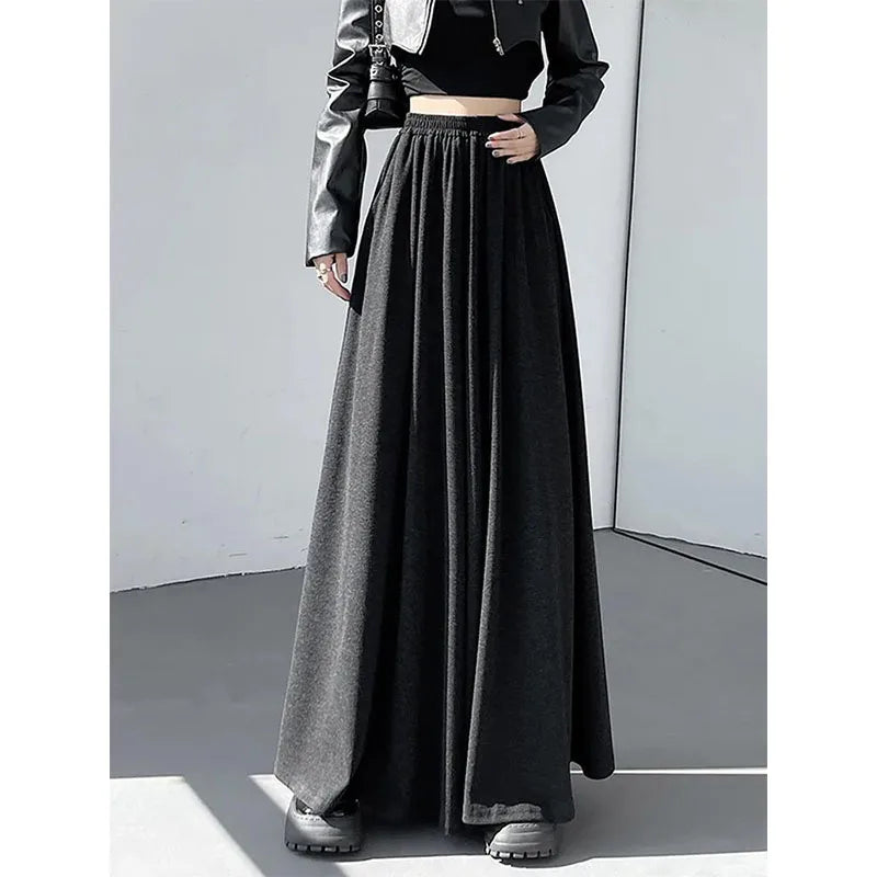Soft High Waist Casual Wide Leg Pants