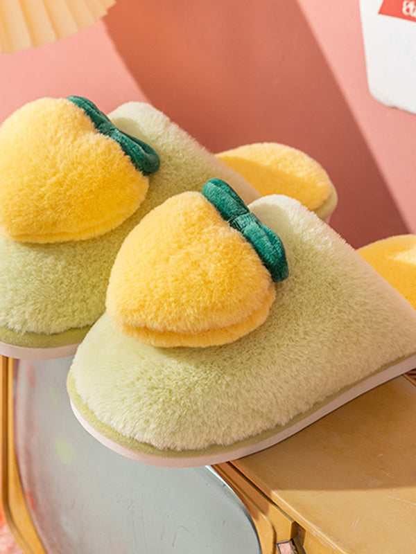 Simple Love Casual Plush Slippers
