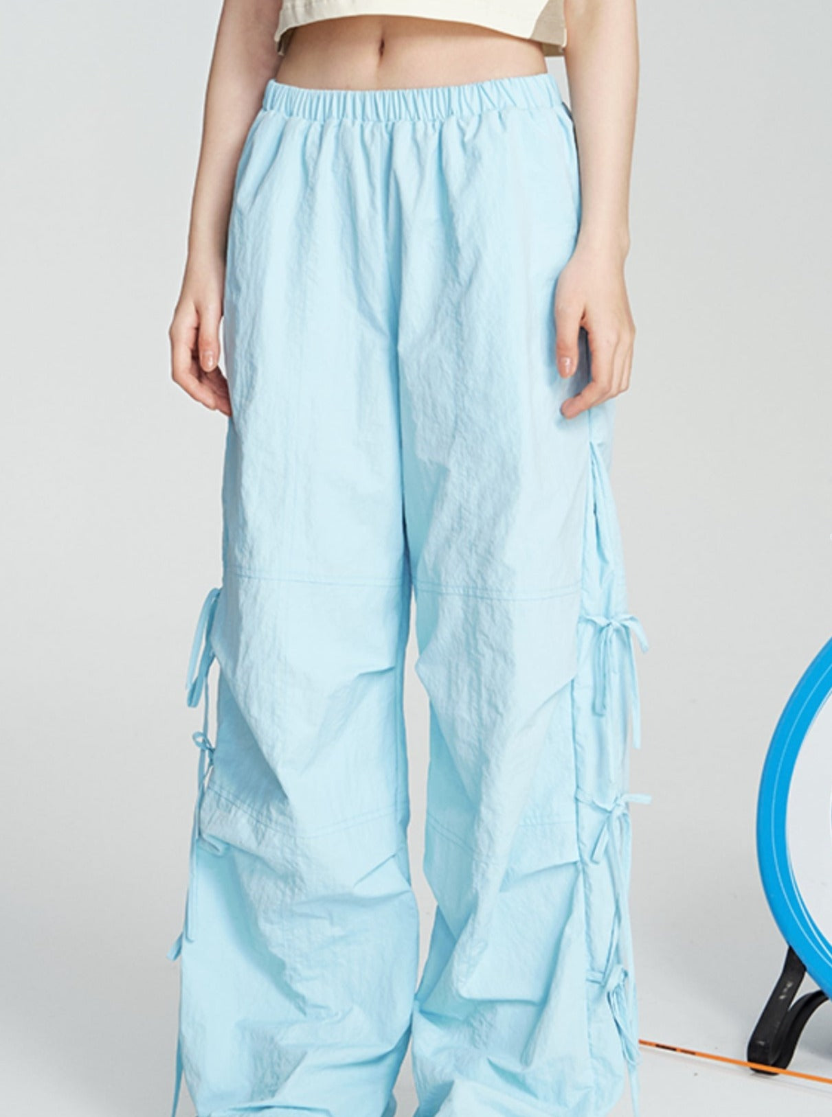 Side Bow Detail Pants