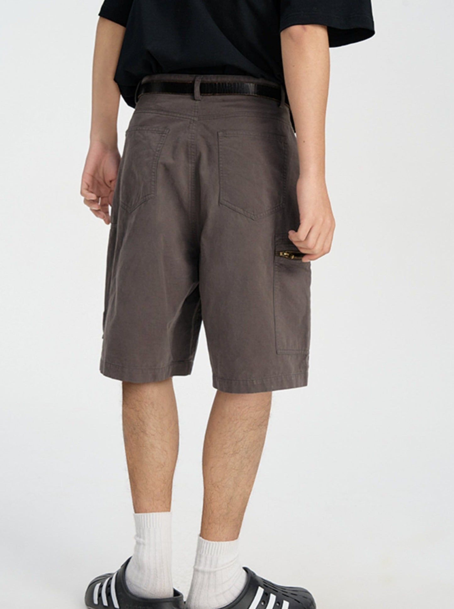 Washed Hip Hop Cargo Shorts