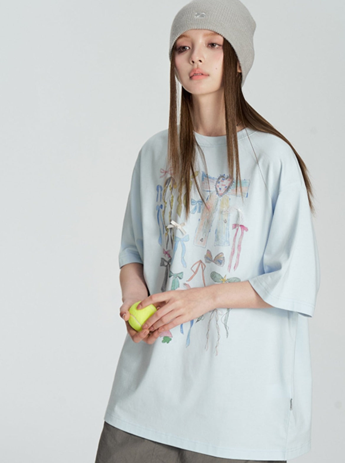 Short Sleeve T-Shirt With Graffiti Design