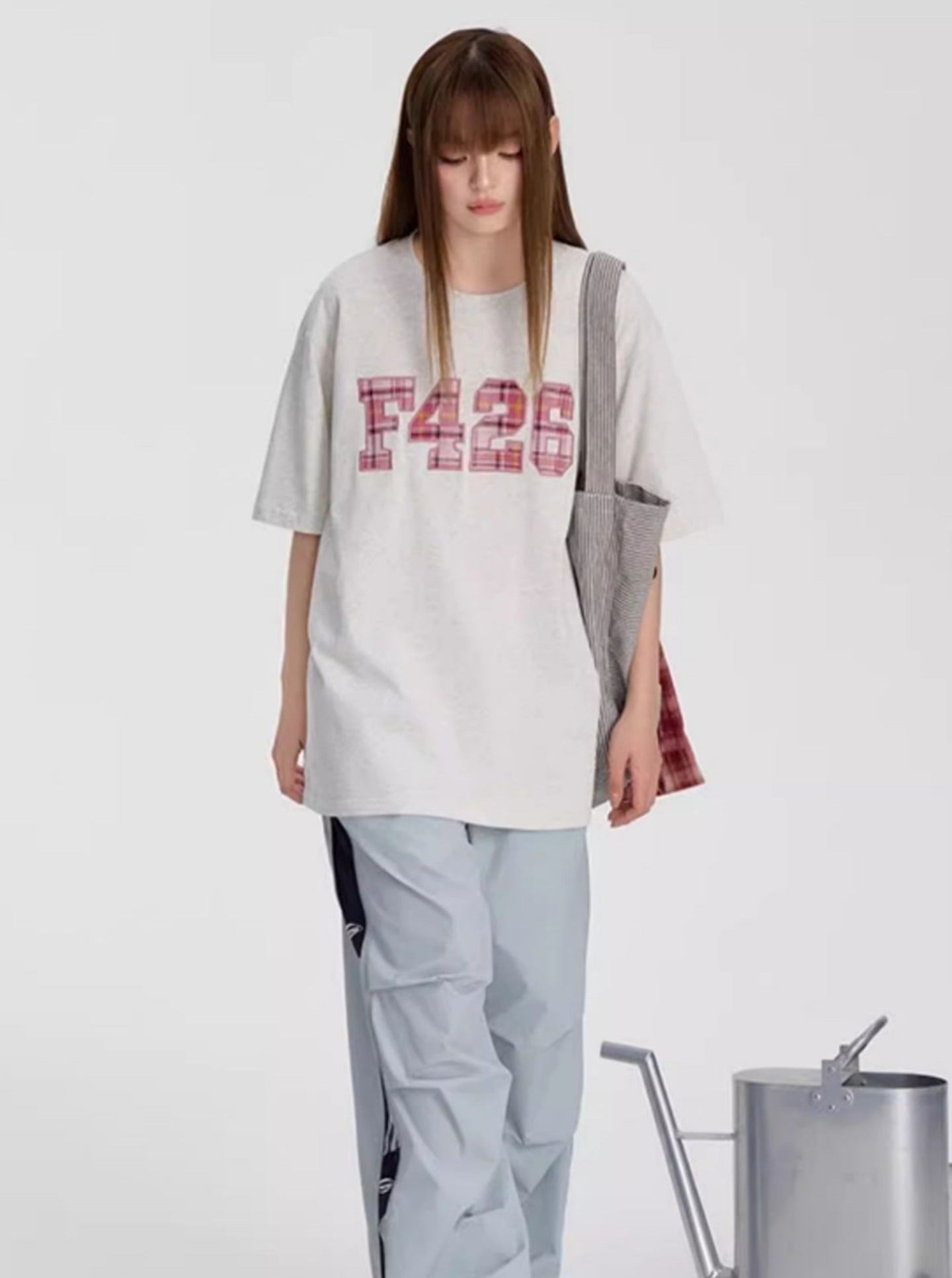 T-Shirt With Embroidered Logo For Summer