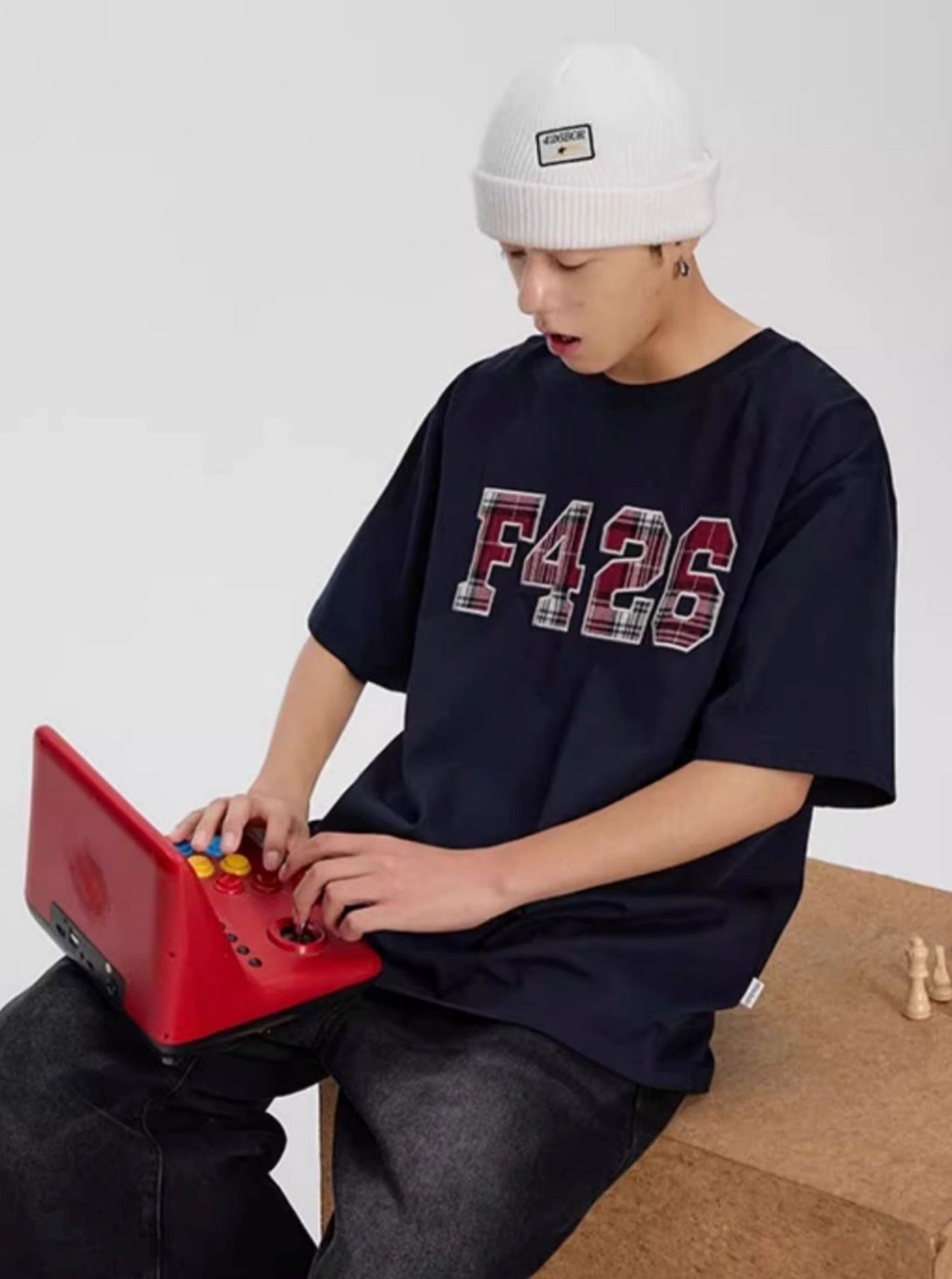 T-Shirt With Embroidered Logo For Summer