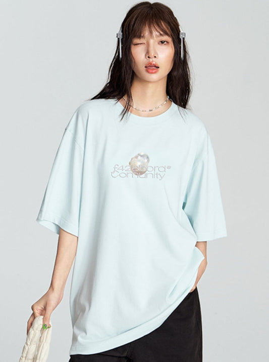 Pearl Embellished Tee