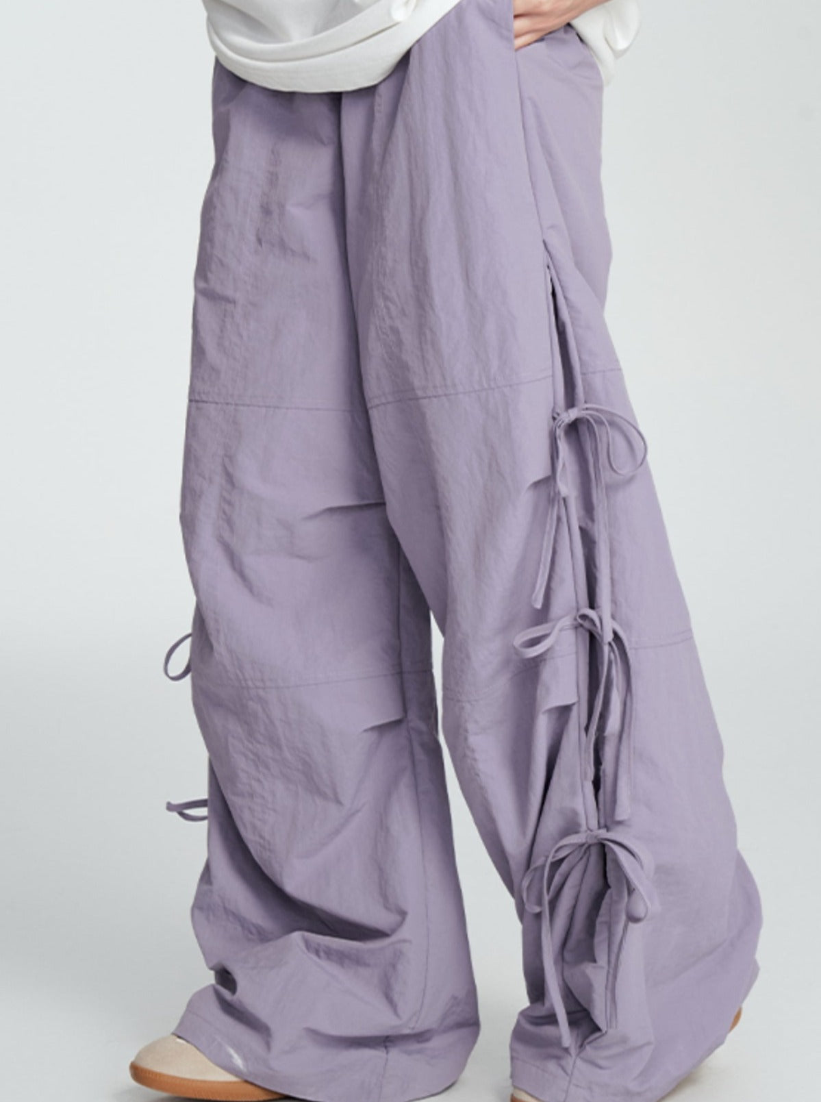 Side Bow Detail Pants