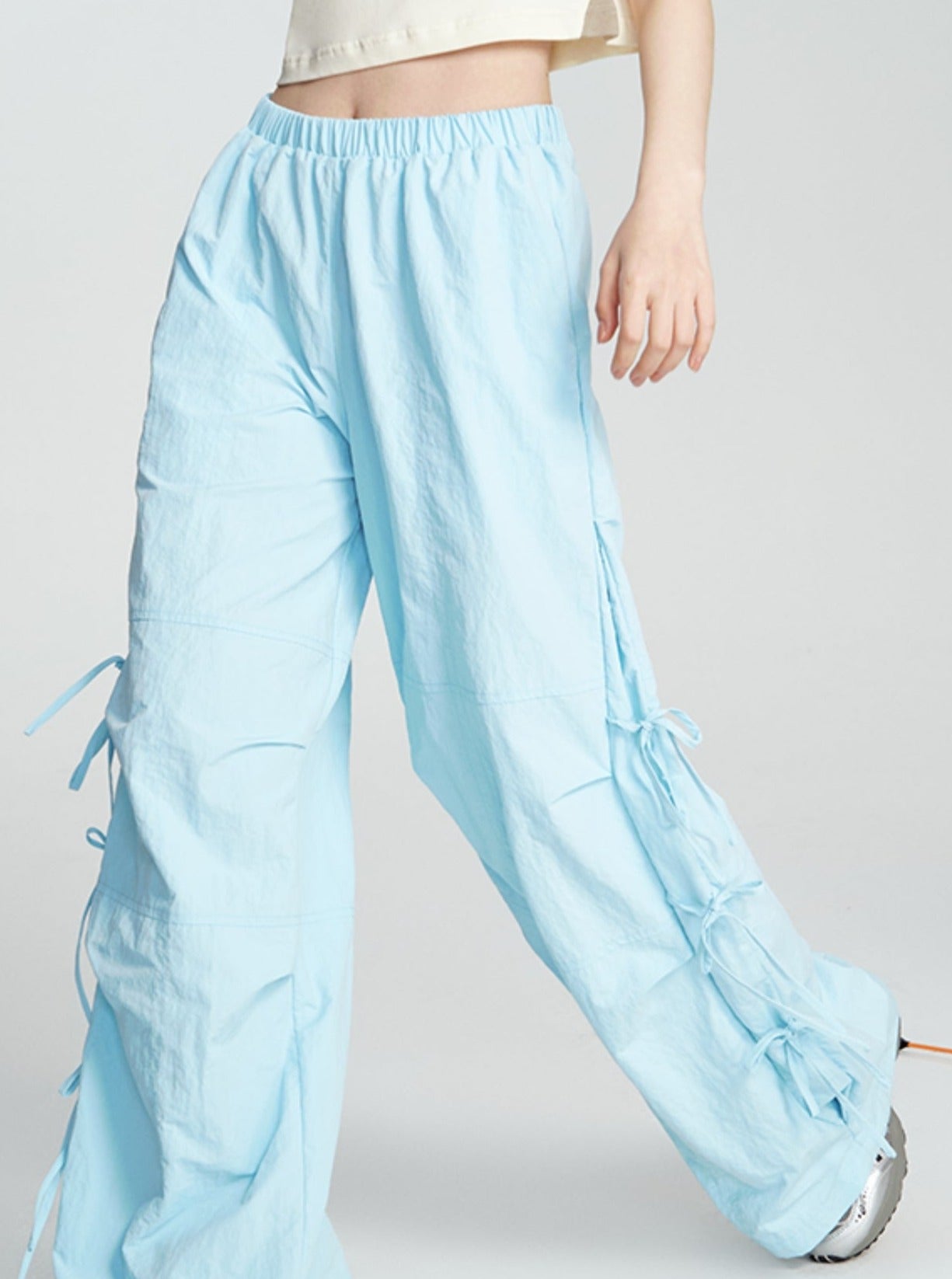 Side Bow Detail Pants