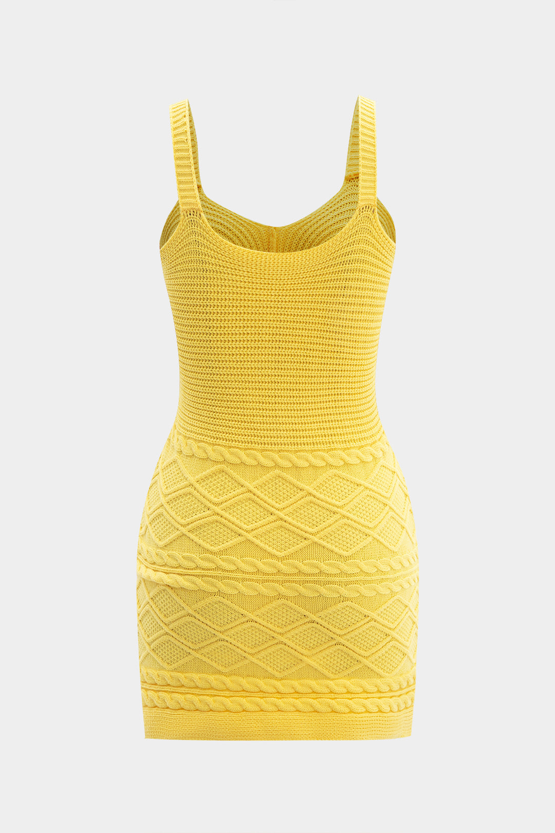 Cable Knit Slip Mini Dress