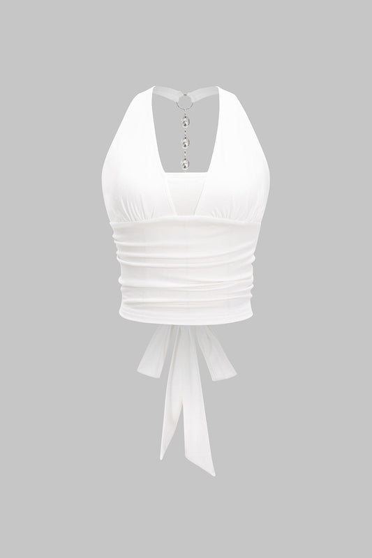 Backless Chain Cami Top