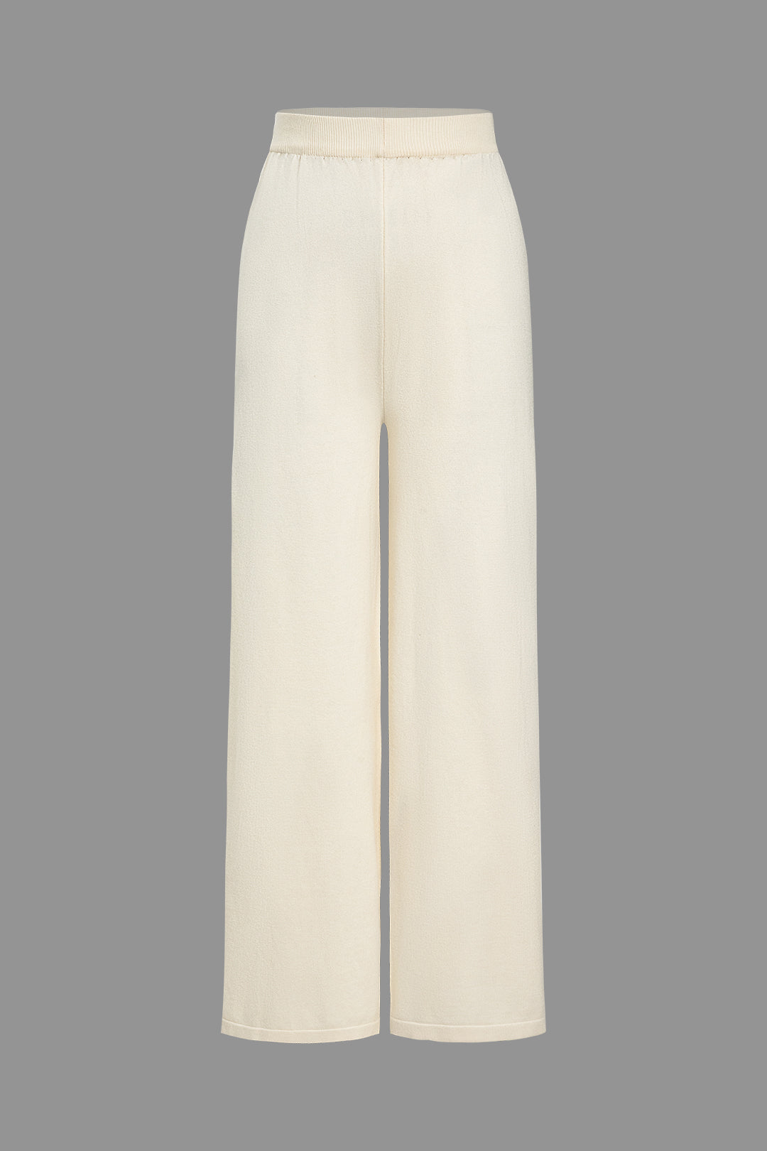 Color Block Print Knit Top And Pants Set