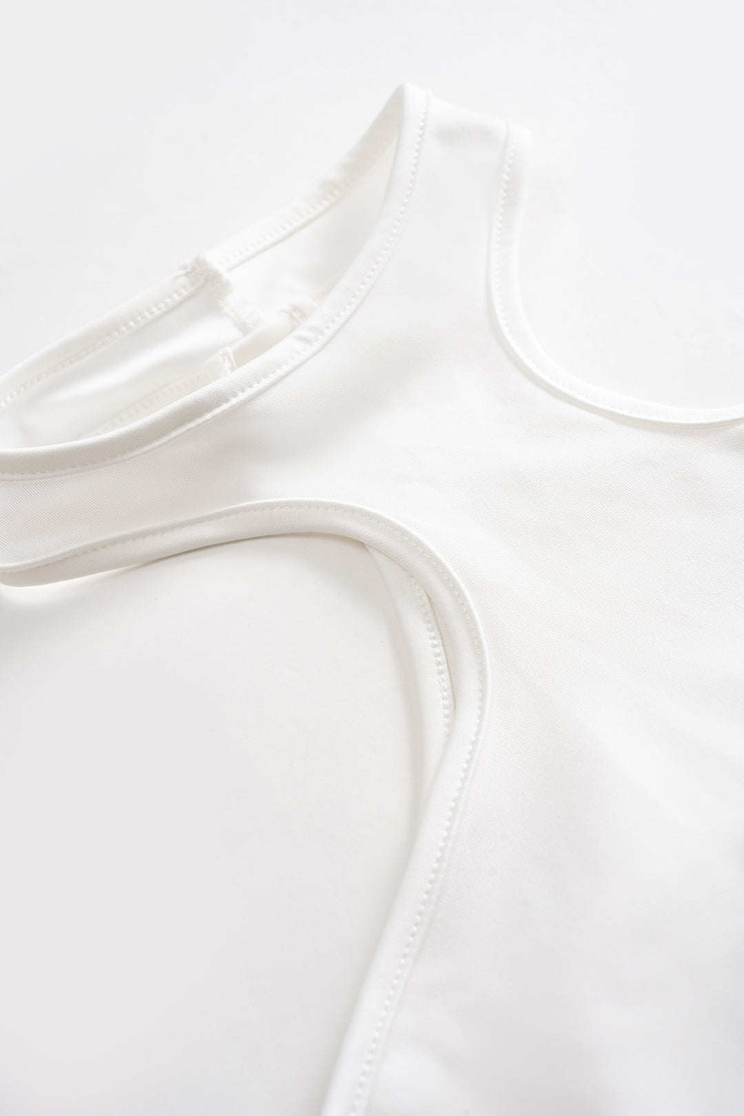 Asymmetrical Cut Out Sleeveless Maxi Dress