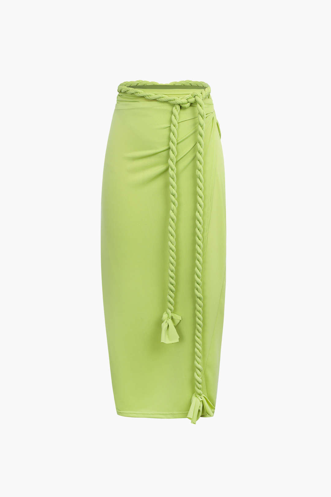 Braided Waist Tie Skirt