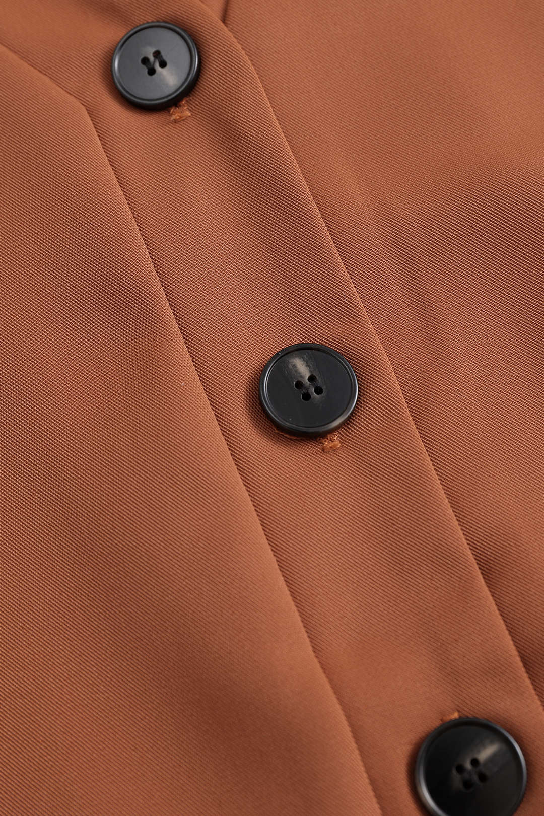 Button Pocket Tie-Up Wide Leg Long Sleeve Jumpsuit