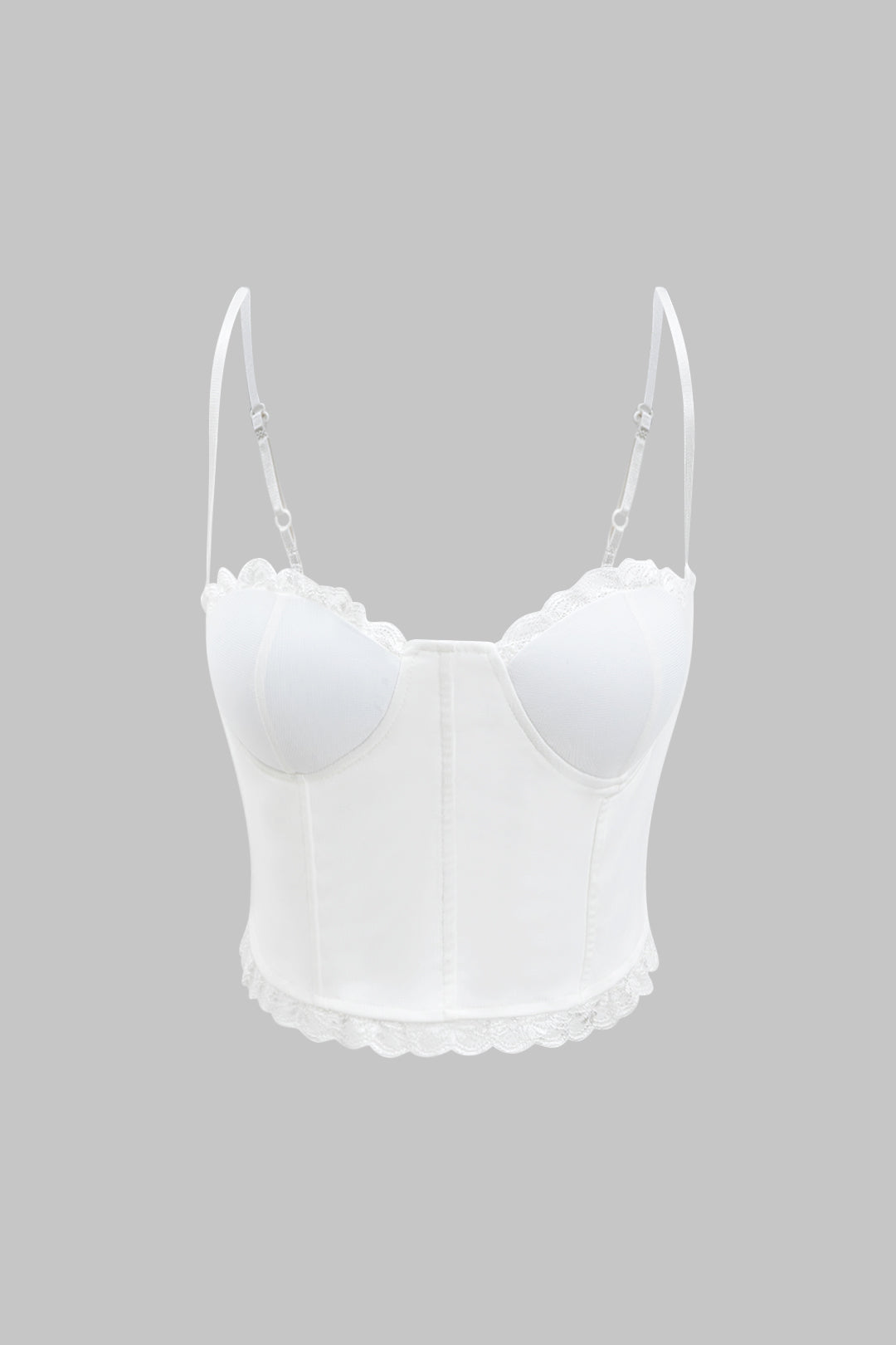 Back Zipper Slip Cami Top