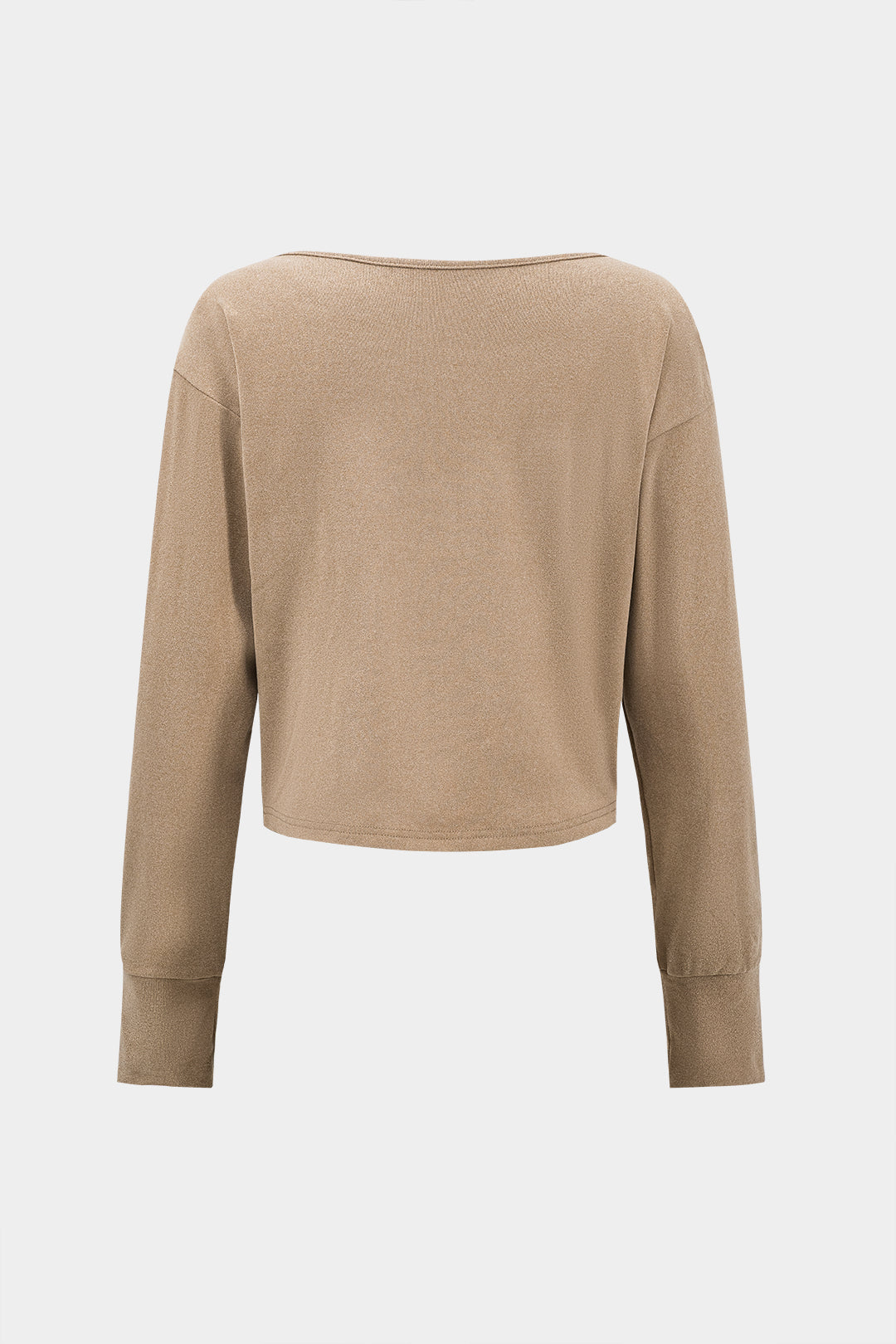 Basic Long Sleeve Top And Trousers Set