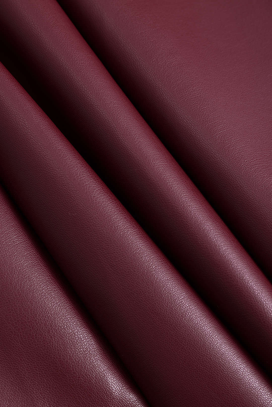 Basic Faux Leather Slit Skirt