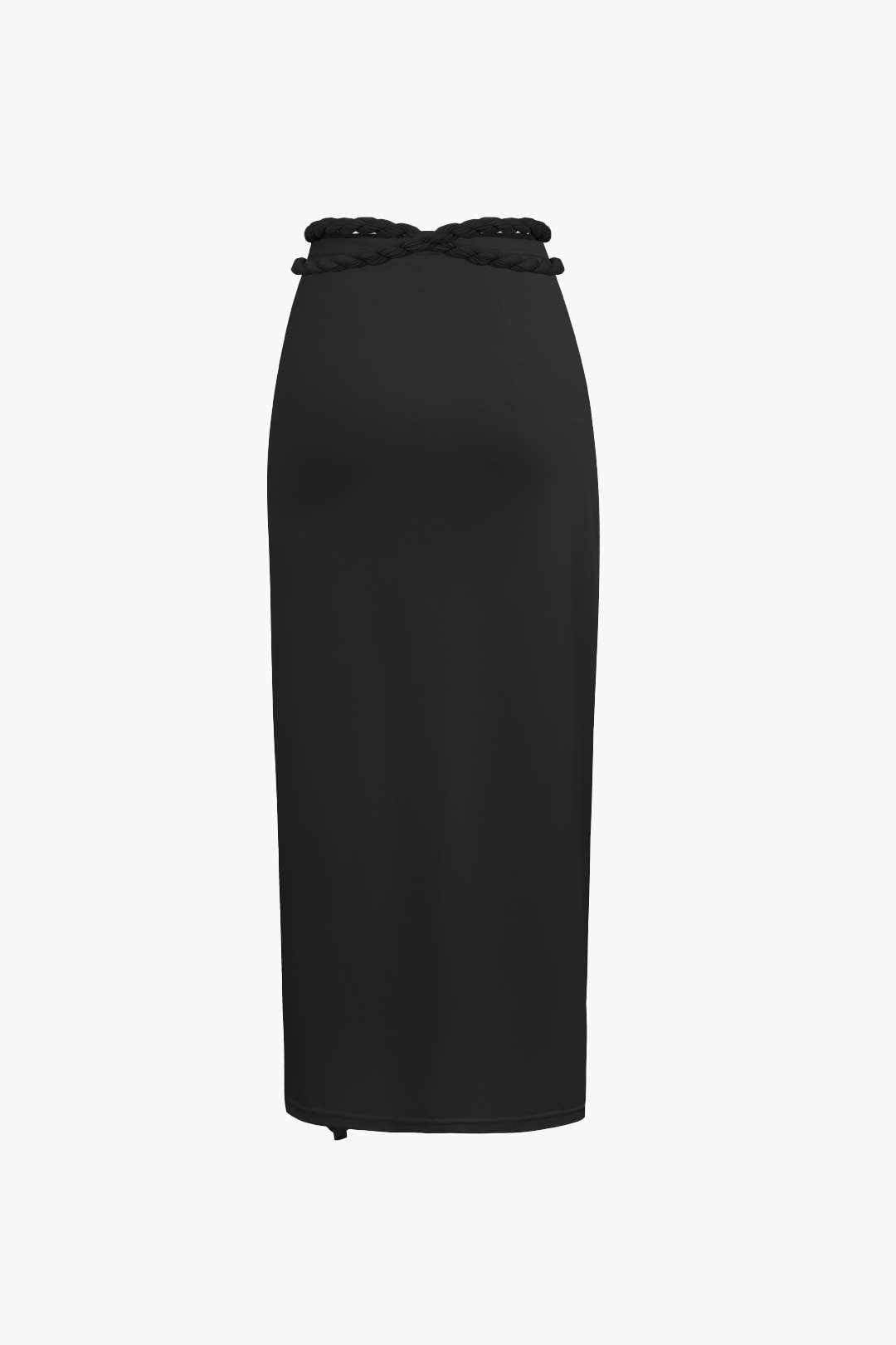 Braided Waist Tie Skirt