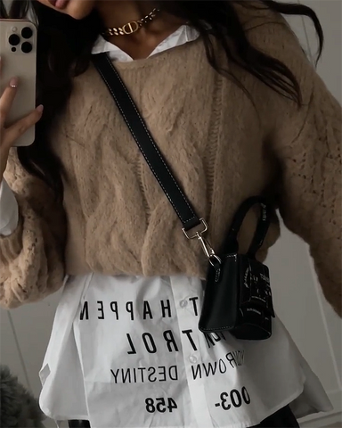 Loose Long Sleeve Fashion Sweater