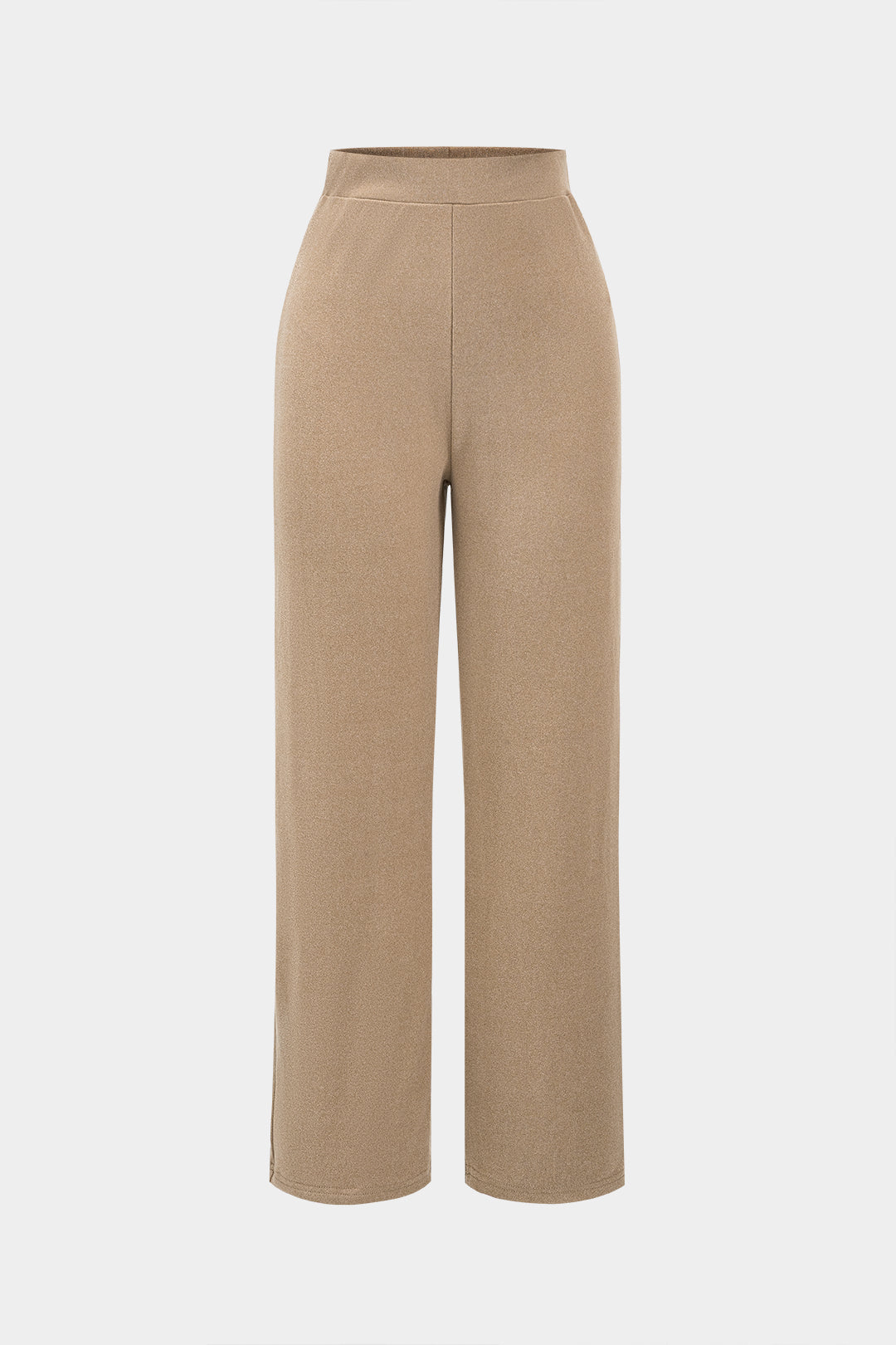 Basic Long Sleeve Top And Trousers Set