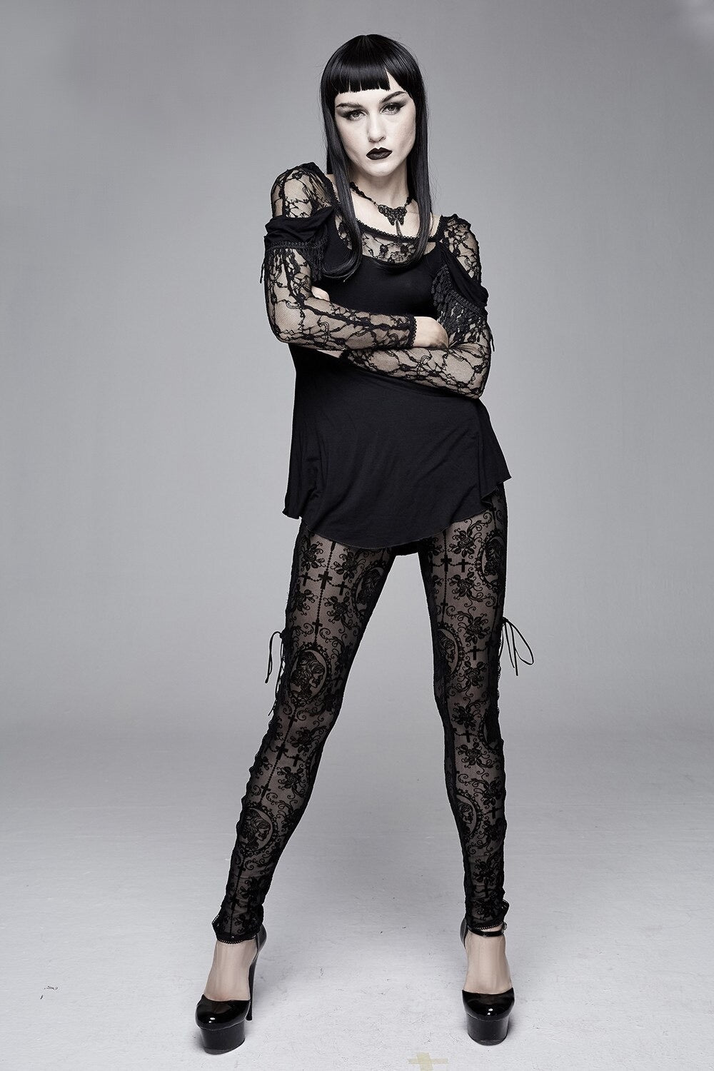 The Lace Cameo Leggings