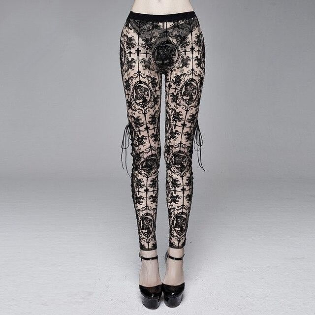 The Lace Cameo Leggings