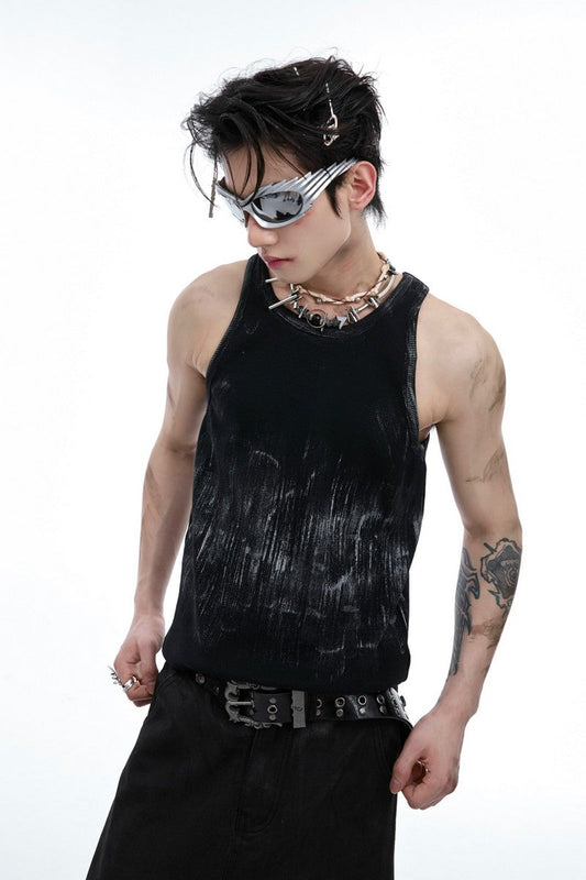 Vintage Ribbed Sweater Vest