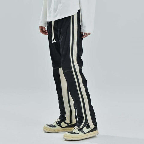 Racing Stripe Zipper Pants