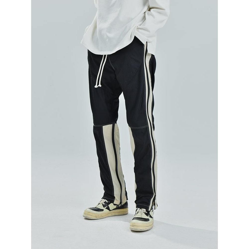 Racing Stripe Zipper Pants