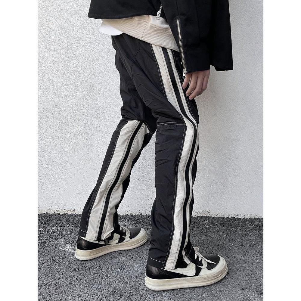 Racing Stripe Zipper Pants