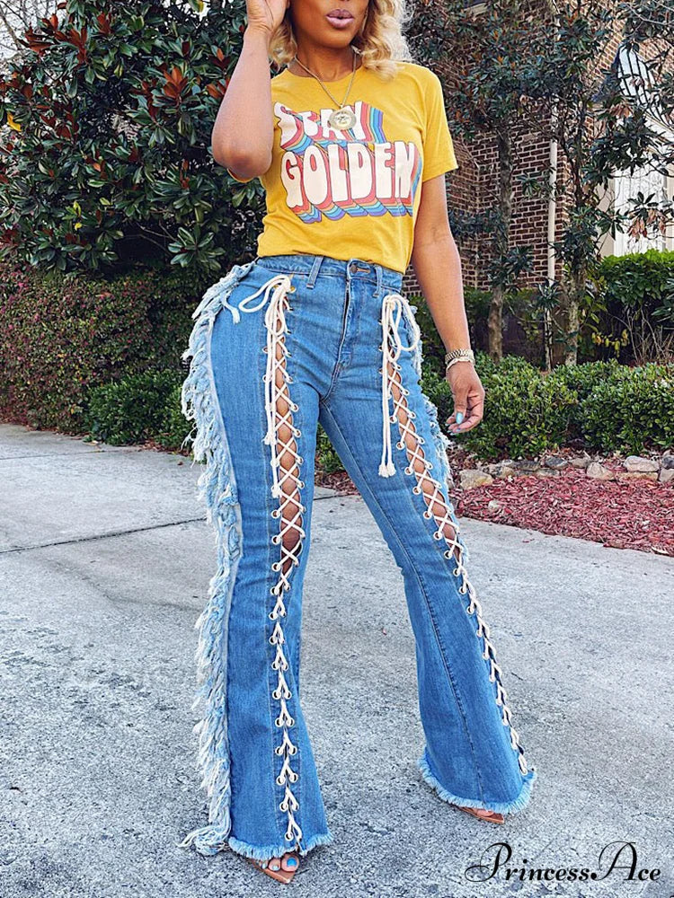 Lace Up Graceful Tank Top