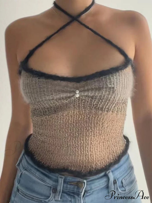 Lace Up Hollow Trendy Out Mini Dress