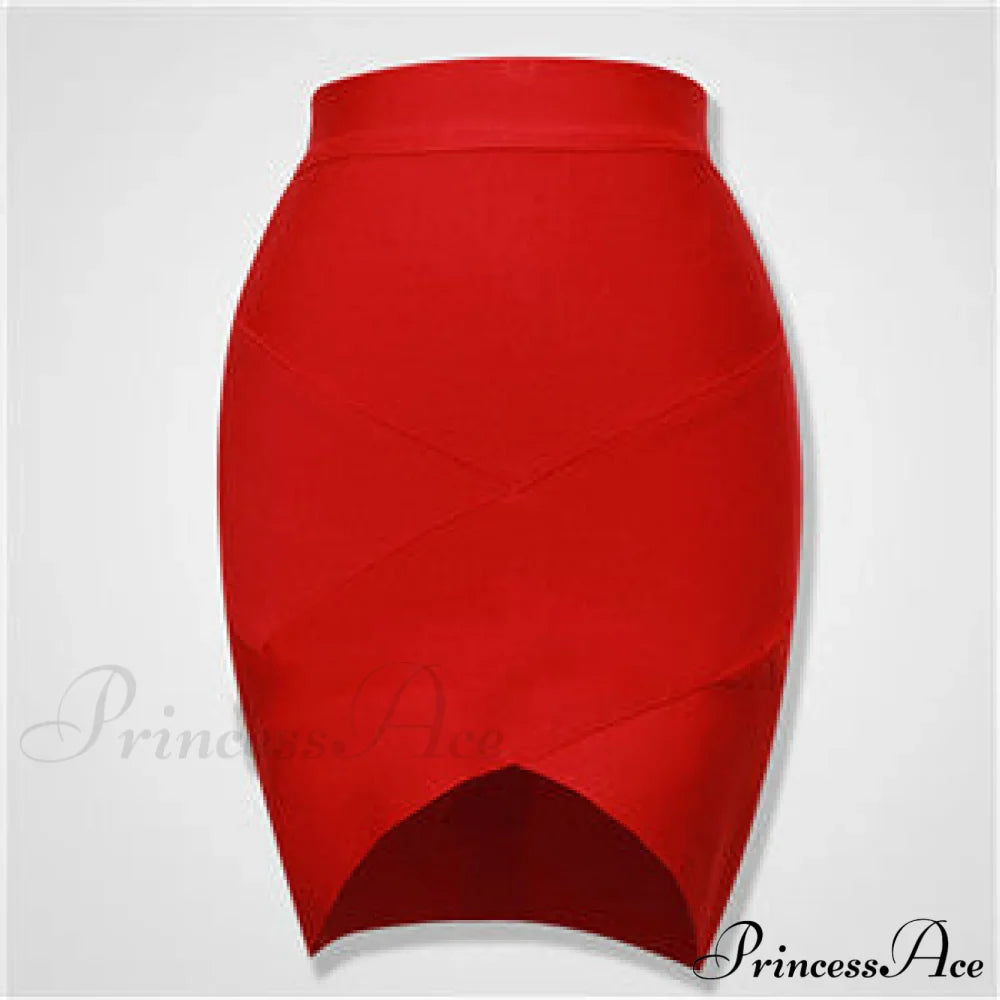 Ladies Rayon Pencil Bandage Skirt