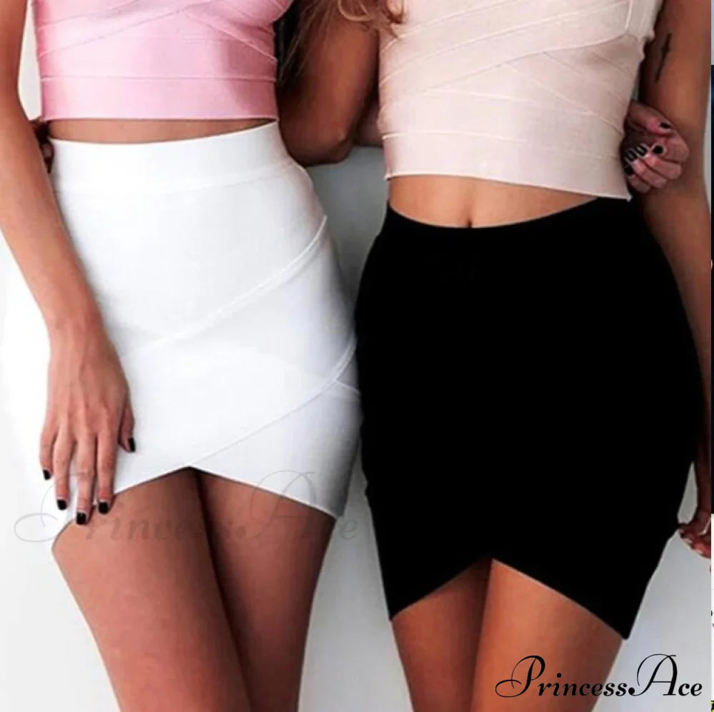 Ladies Rayon Pencil Bandage Skirt